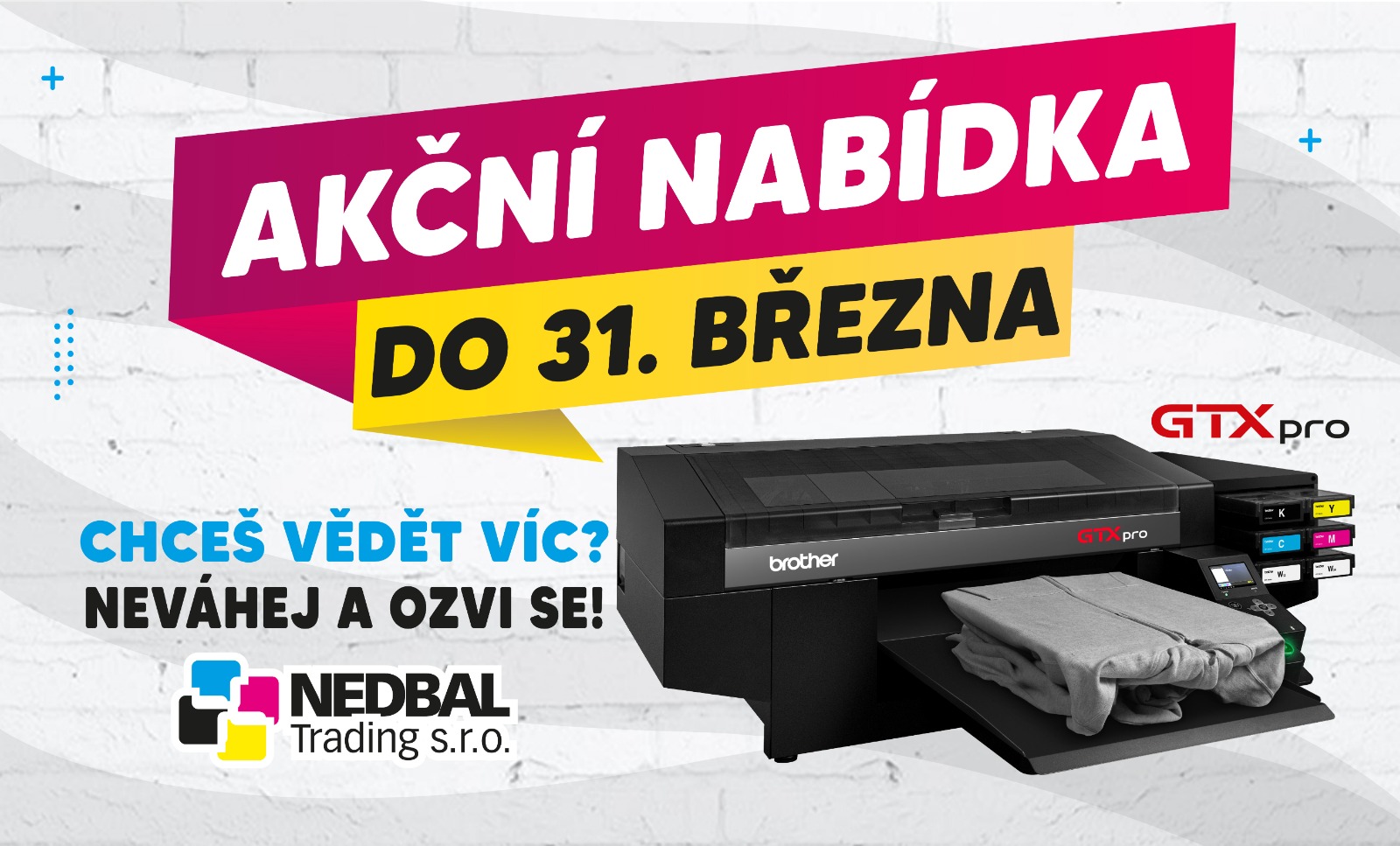 Brother GTX akční nabídka